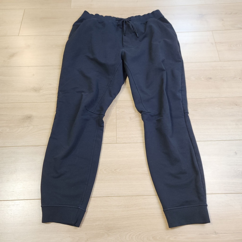 Lululemon City Sweat Jogger Pants Mens XL Black Sweatpants Drawstring Pockets